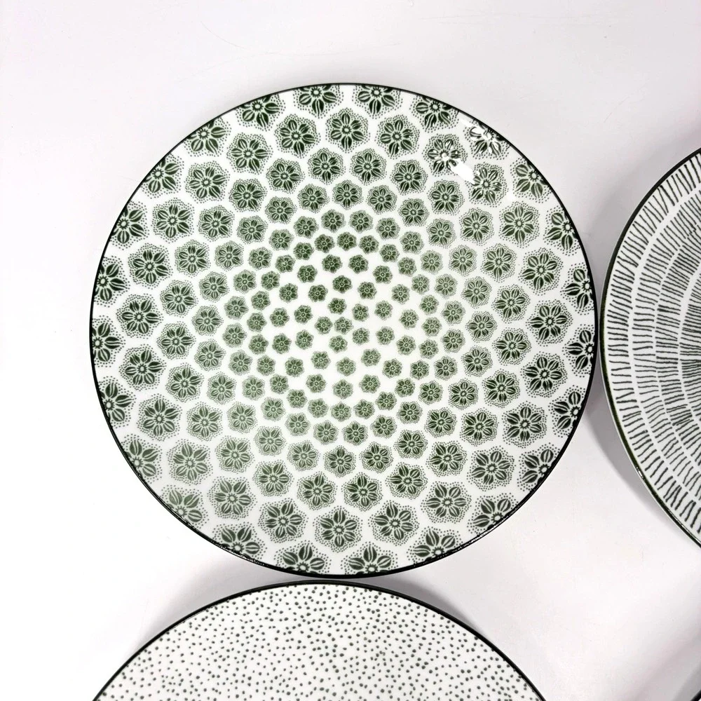 IKEA pattern green mixed